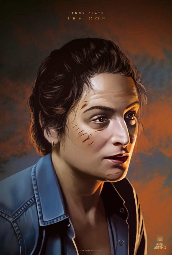 Plakat promujący film Hotel Artemis