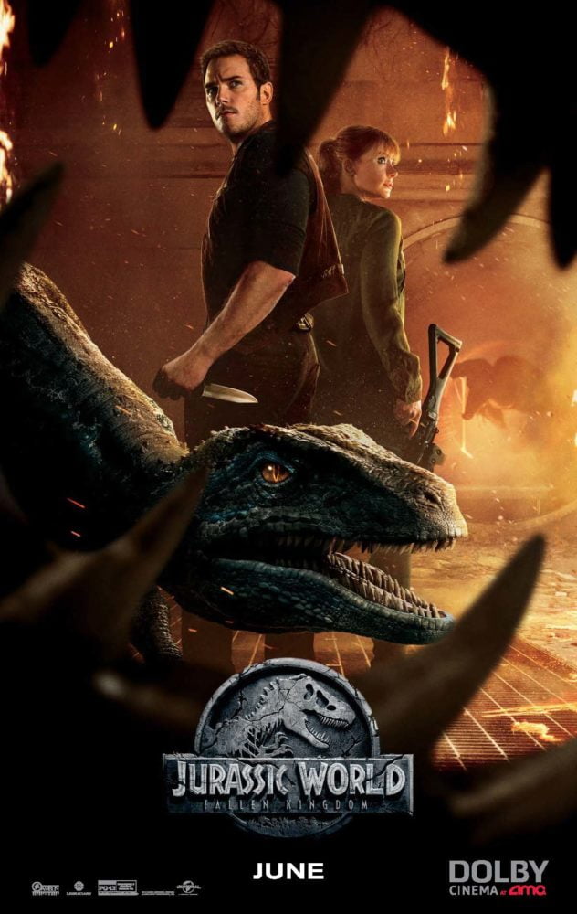 Plakat promujący Jurassic World: Upadłe królestwo!