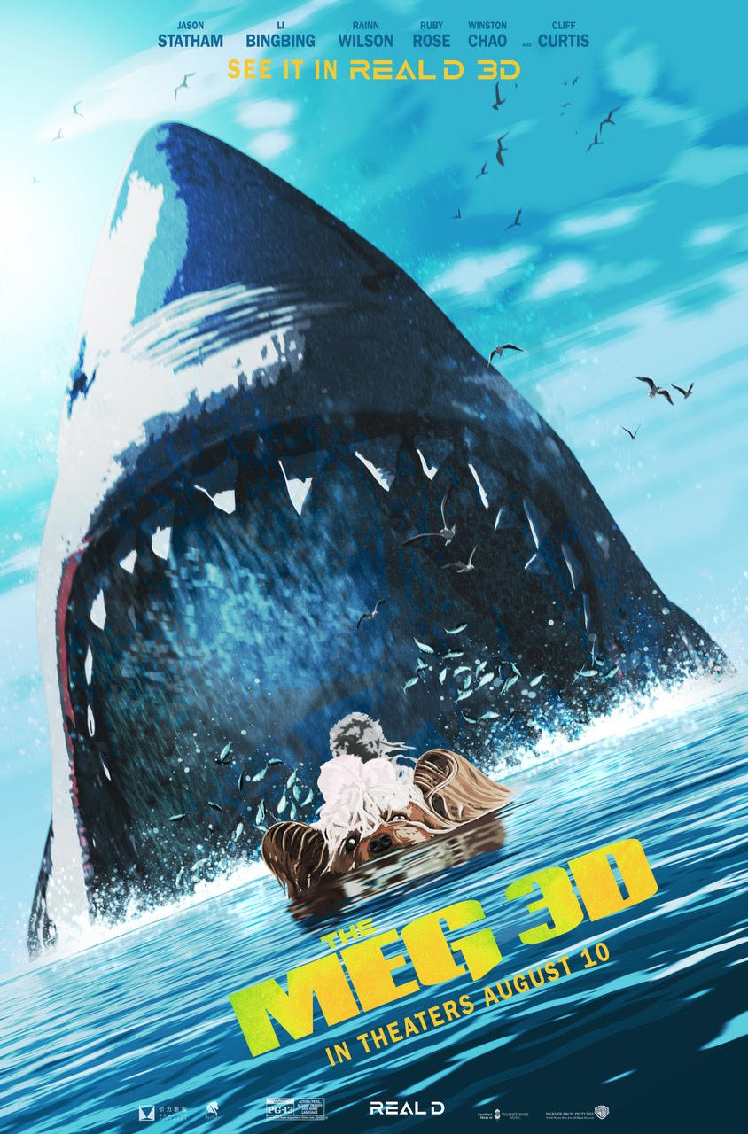 Plakat promujący film The Meg!