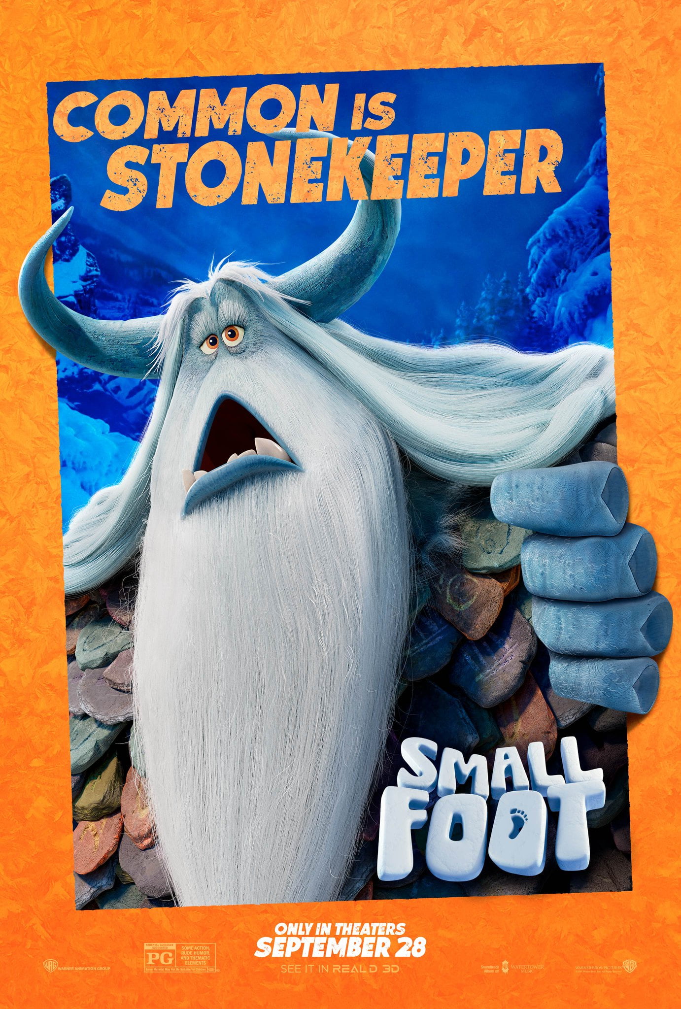 Plakat promujący film Mała Stopa.