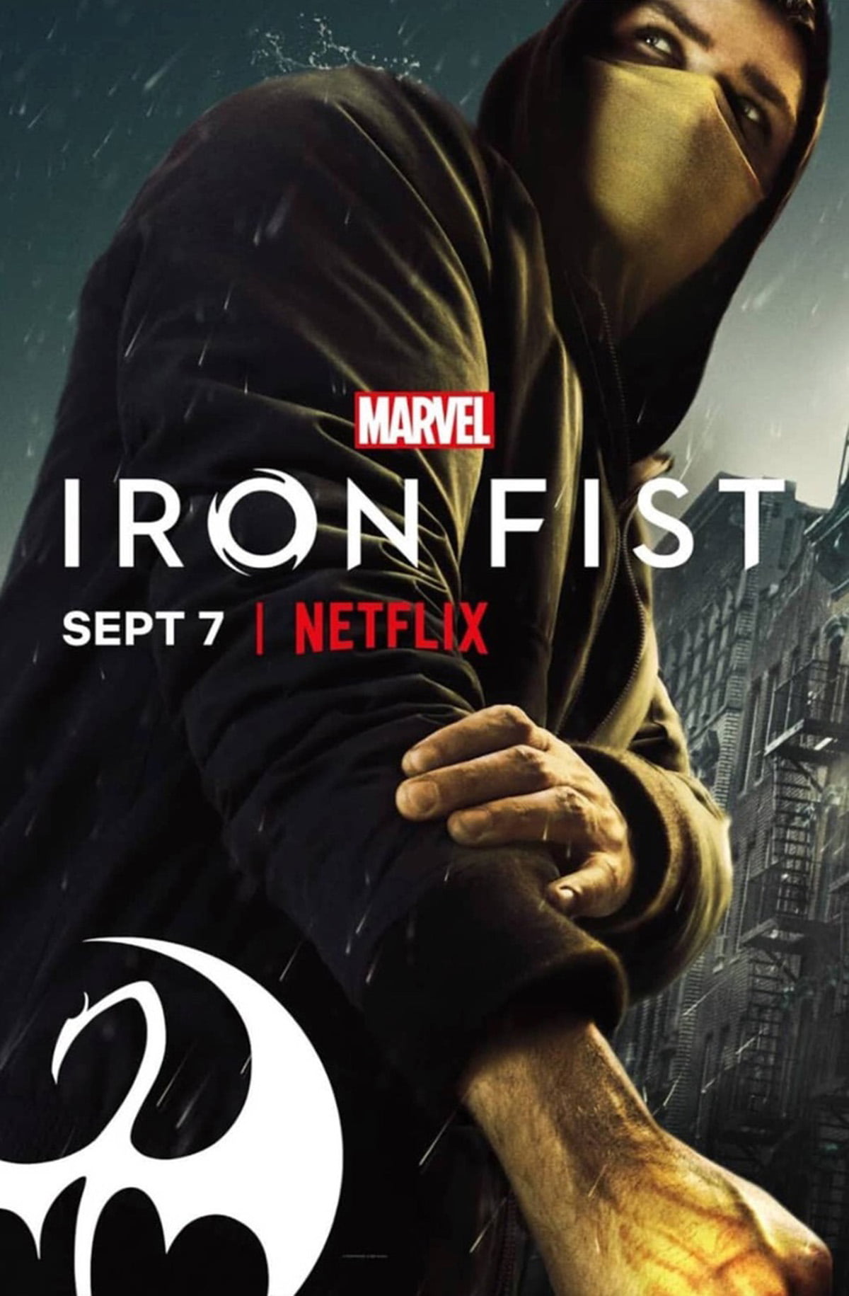 Plakat promujący serial Iron Fist