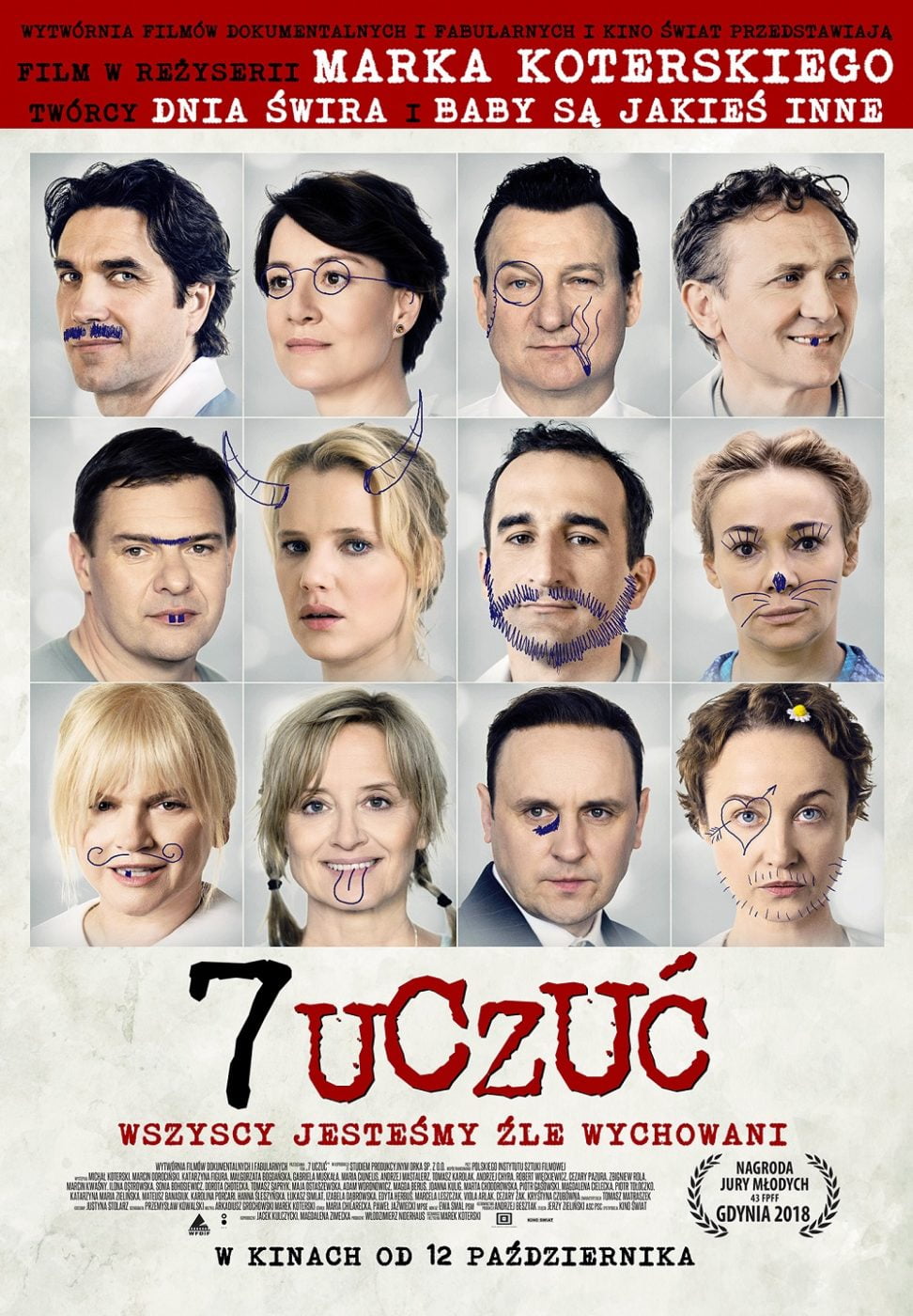 7 uczuć plakat