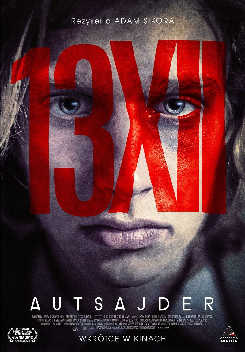 autsajder film polski stan wojenny plakat