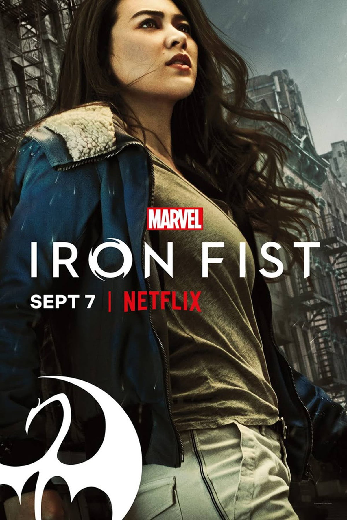 Plakat promujący serial Iron Fist