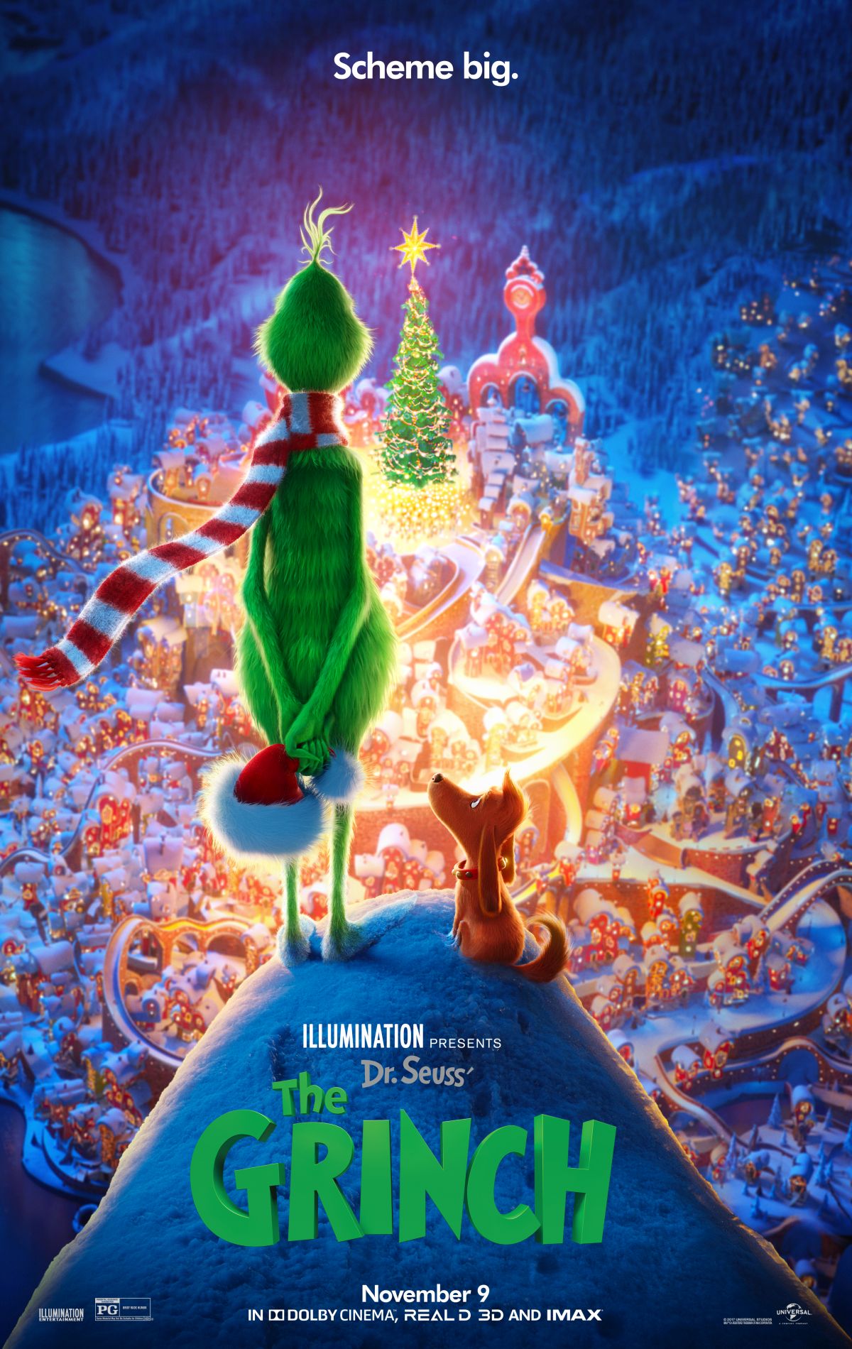 Plakat promujący film The Grinch