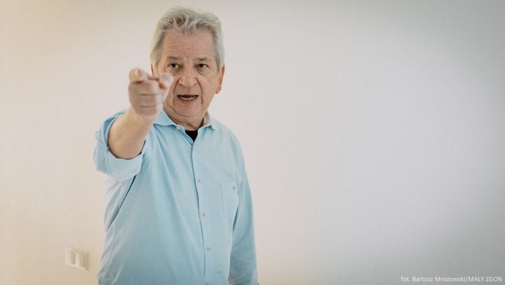 juliusz machulski na planie serialu mały zgon