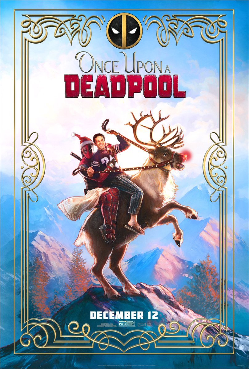 Plakat promujący film Once Upon a Deadpool