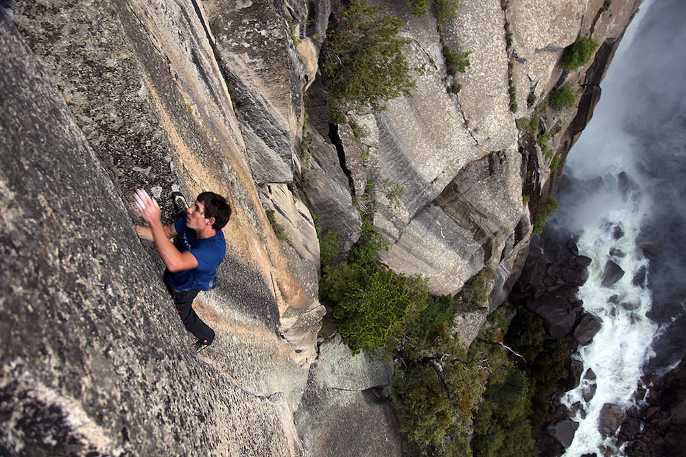 Kadr z filmu Free Solo: ekstremalna wspinaczka / fot. materiały prasowe