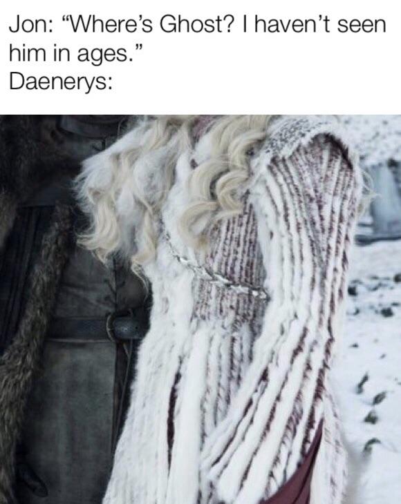 gra o tron 8 sezon memy wilkor jon snow daenerys