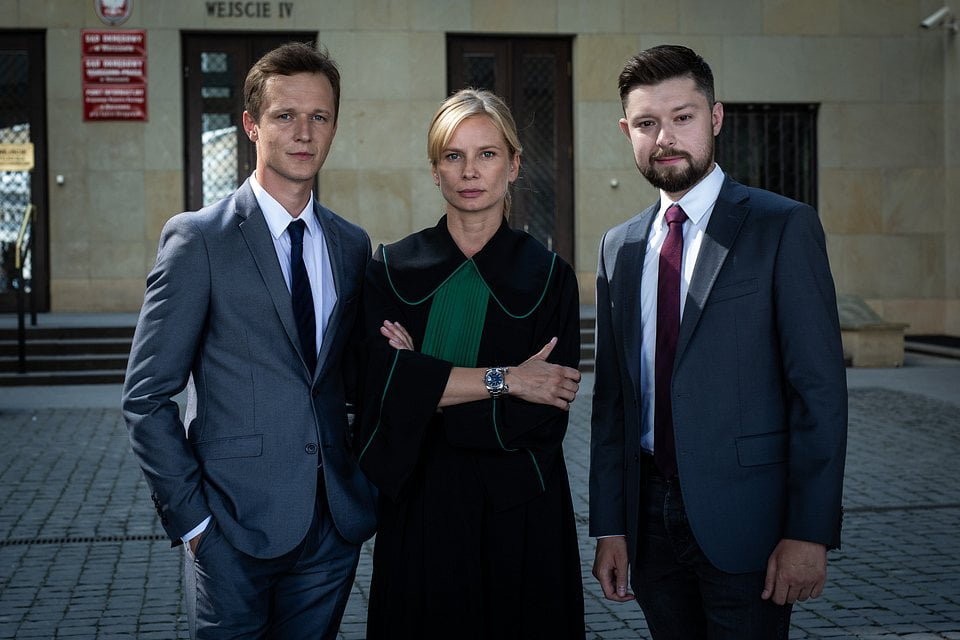 chyłka 2 sezon mróz kasacja foto z planu