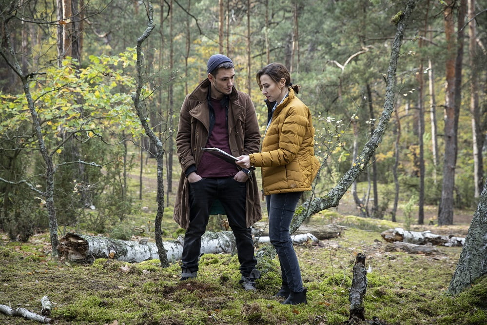 Szadź; odcinek 2; Aleksandra Popławska - Agnieszka Polkowska, Bartosz Gelner - Tomasz Mrówiec; Fot. TVN