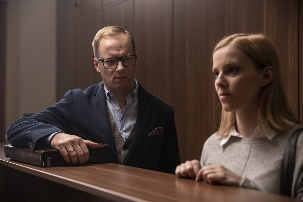 Szadź; odcinek 2; Maciej Stuhr - Piotr Wolnicki, Zofia Domalik - Ewa; Fot. TVN