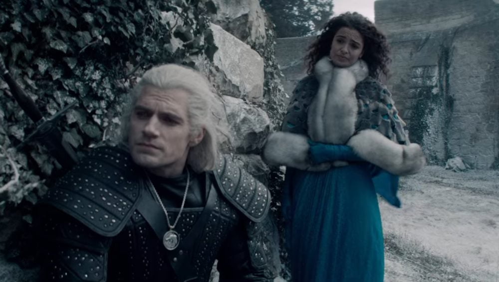 anna shaffer henry cavill wiedźmin scena