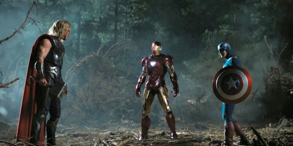 Walka Iron Mana, Thora i Kapitana Ameryki