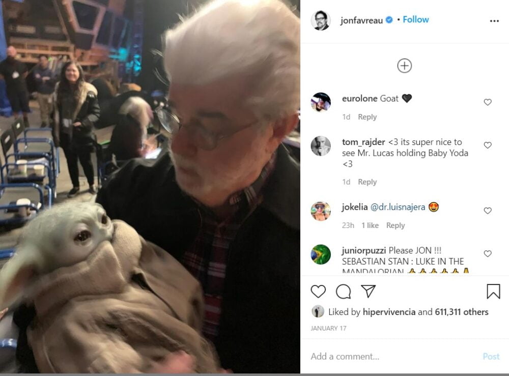 George Lucas i Grogu