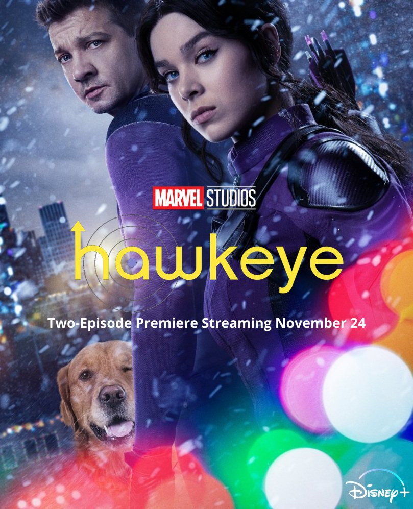 Hawkeye - Kate, Clint i Lucky na nowym plakacie serialu
