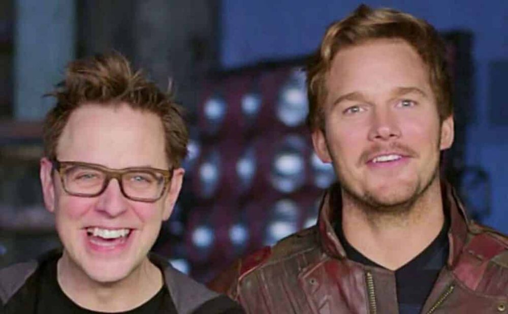 James Gunn i Chris Pratt