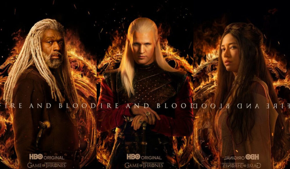 ród smoka plakaty hbo serial 2022