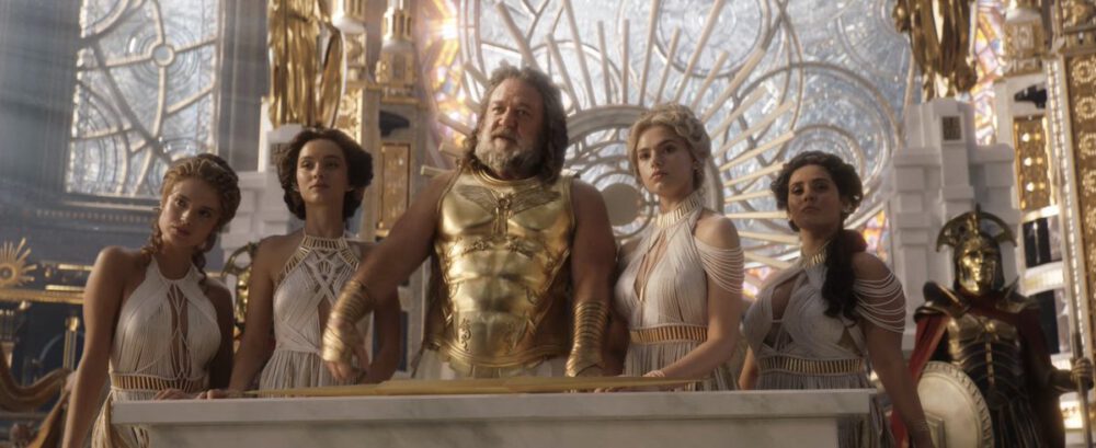 zeus thor miłość i grom mcu russell crowe