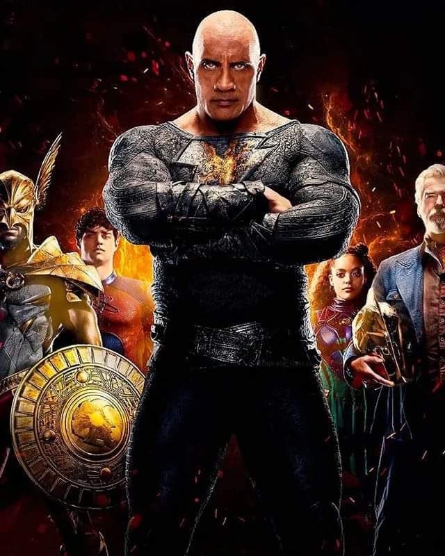 Black Adam i JSA na nowej grafice promującej nowy film DCEU!