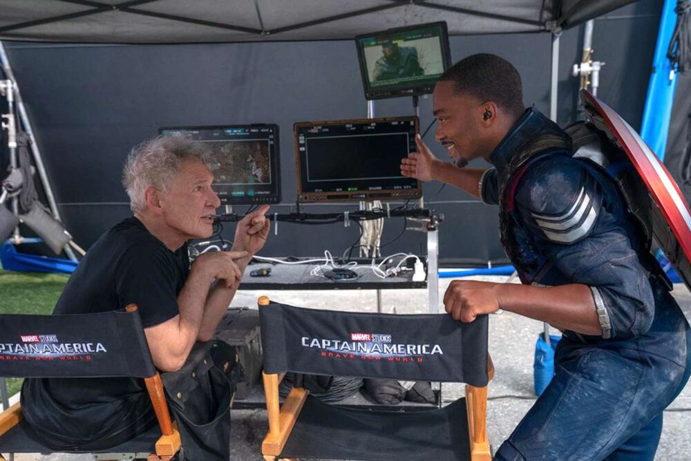 Harrison Ford Anthony Mackie marvel kapitan ameryka 