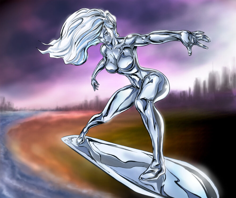 srebrny surfer marvel